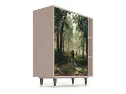 Aparador - 96х110х41 cm - BS6 - Rain in the Oak Forest, Latte