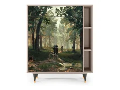 Aparador - 96х110х41 cm - BS6 - Rain in the Oak Forest, Latte