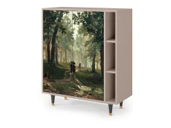 Aparador - 96х110х41 cm - BS6 - Rain in the Oak Forest, Latte