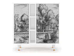 Aparador - 94х96х41 cm - BS5 - A Pond, Blanco
