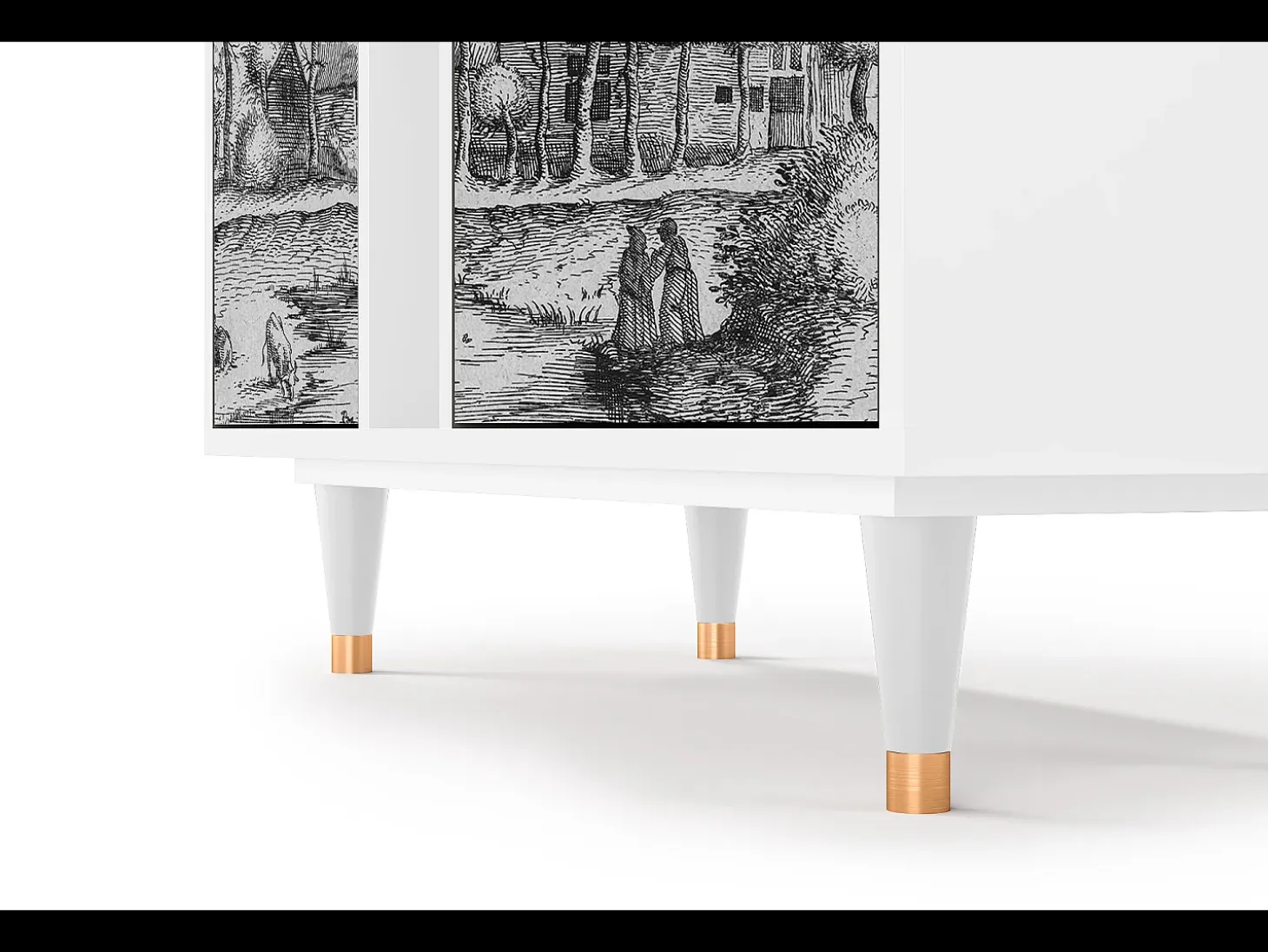 Aparador - 94х96х41 cm - BS5 - A Pond, Blanco