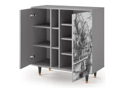 Aparador - 94х96х41 cm - BS5 - A Pond, Gris