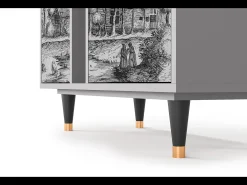 Aparador - 94х96х41 cm - BS5 - A Pond, Gris