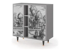 Aparador - 94х96х41 cm - BS5 - A Pond, Gris