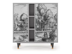 Aparador - 94х96х41 cm - BS5 - A Pond, Gris