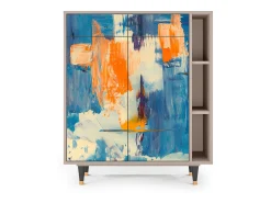 Aparador - 96х110х41 cm - BS6 - Abstract Expressionism, Latte
