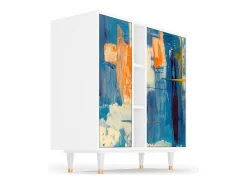 Aparador - 94х96х41 cm - BS5 - Abstract Expressionism, Blanco