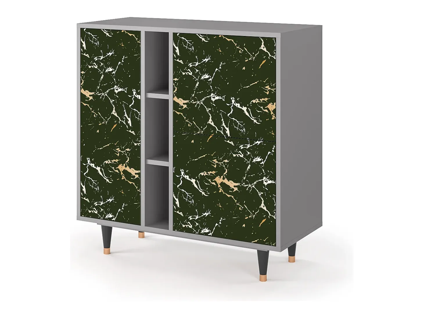 Aparador - 94х96х41 cm - BS5 - Amazon Forest, Gris