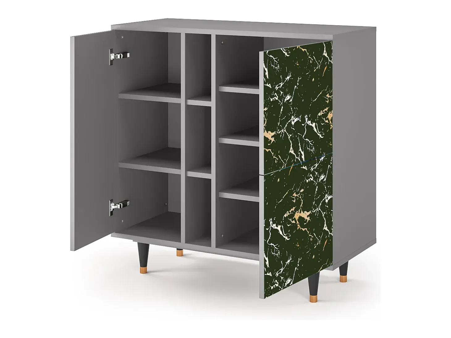 Aparador - 94х96х41 cm - BS5 - Amazon Forest, Gris