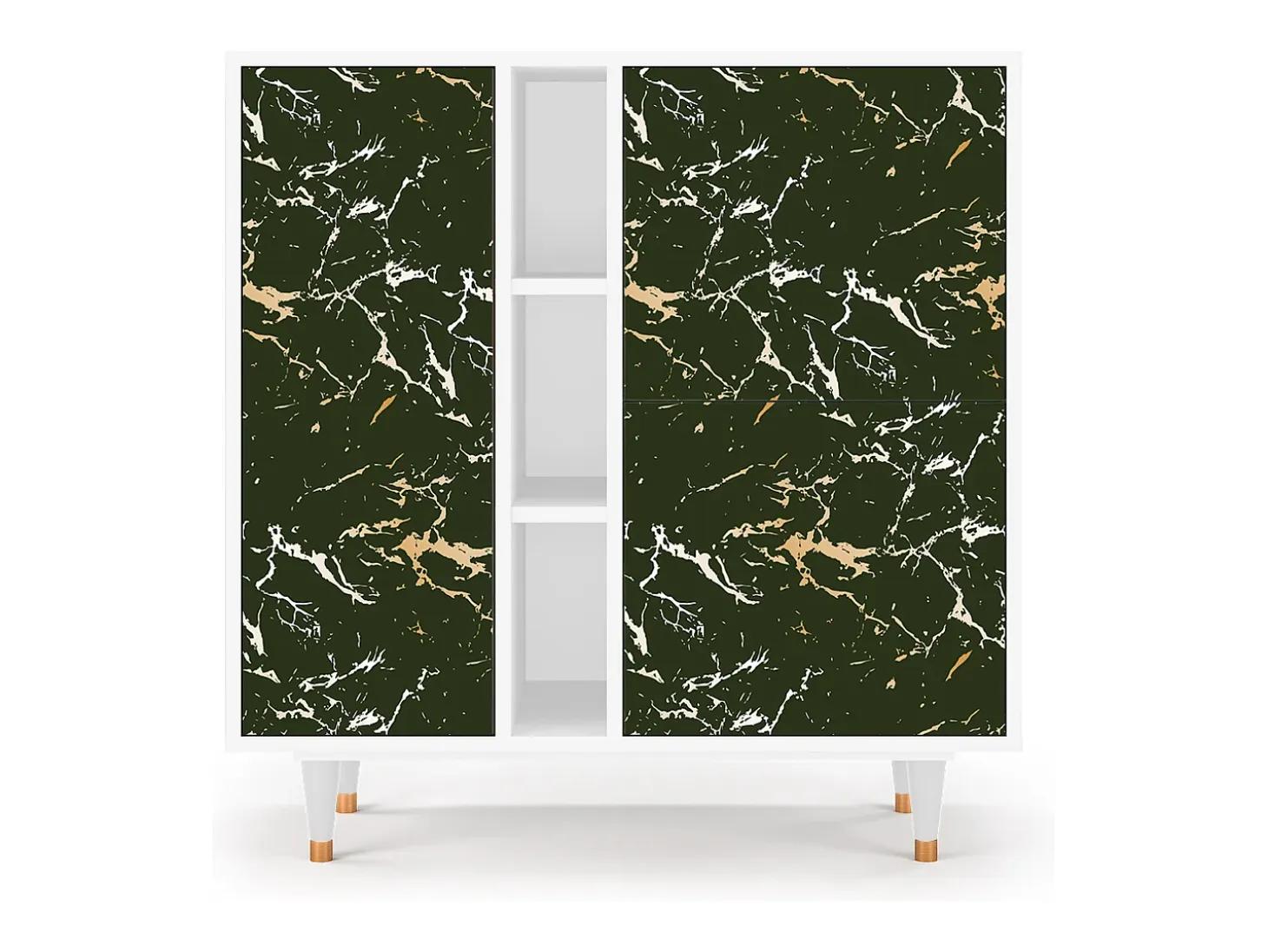 Aparador - 94х96х41 cm - BS5 - Amazon Forest, Blanco