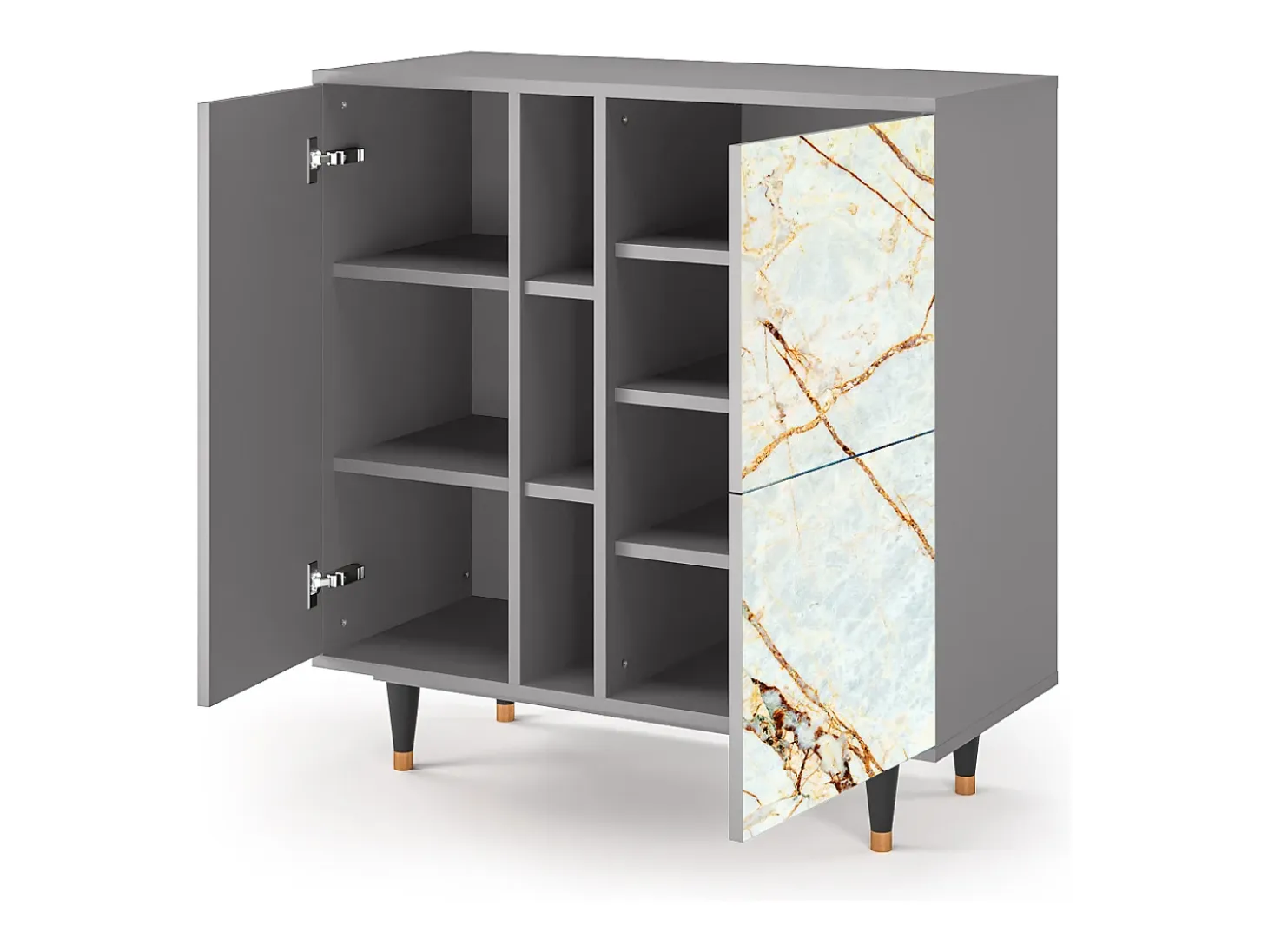 Aparador - 94х96х41 cm - BS5 - Arenay Marble, Gris