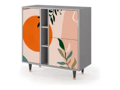 Aparador - 94х96х41 cm - BS5 - Artwork, Gris