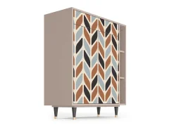 Aparador - 96х110х41 cm - BS6 - Beige Laure, Latte