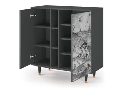 Aparador - 94х96х41 cm - BS5 - Big Fish Eat Little, Antracita