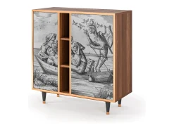 Aparador - 94х96х41 cm - BS5 - Blau Schuyte, Nogal