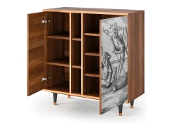 Aparador - 94х96х41 cm - BS5 - Blau Schuyte, Nogal
