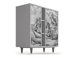 Aparador - 94х96х41 cm - BS5 - Blau Schuyte, Gris