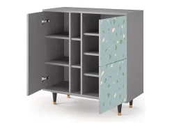 Aparador - 94х96х41 cm - BS5 - Blue Drops, Gris