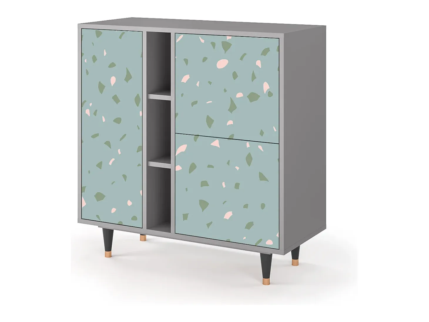 Aparador - 94х96х41 cm - BS5 - Blue Drops, Gris