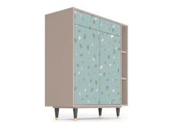 Aparador - 96х110х41 cm - BS6 - Blue Drops, Latte