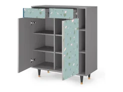 Aparador - 96х110х41 cm - BS6 - Blue Drops, Gris
