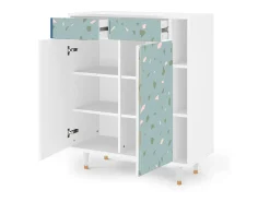 Aparador - 96х110х41 cm - BS6 - Blue Drops, Blanco