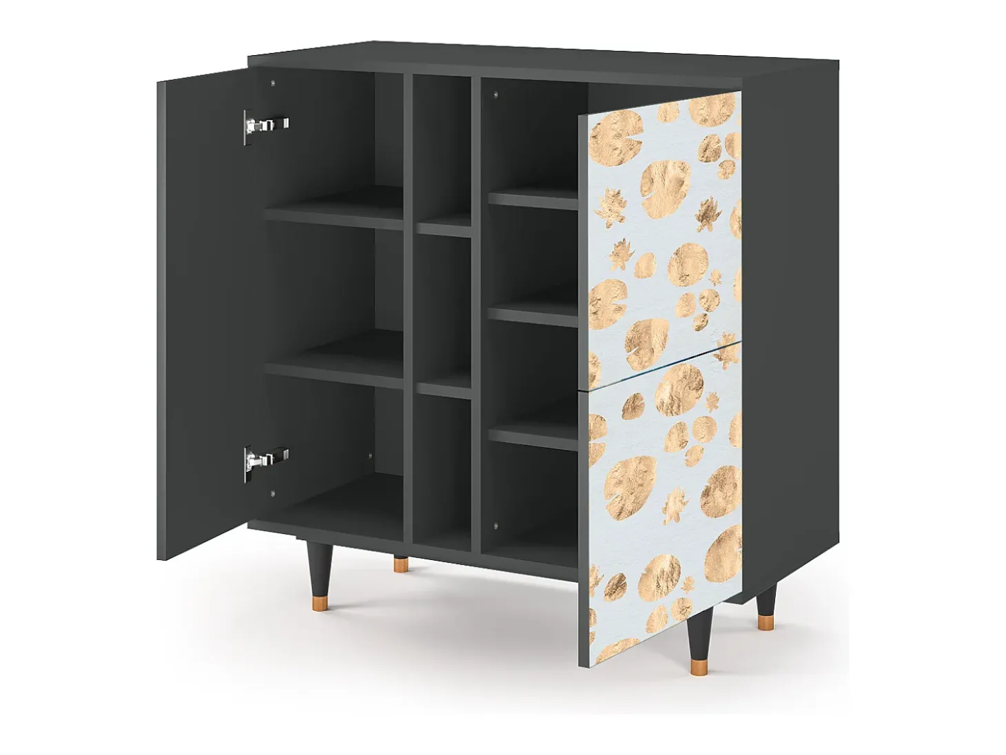 Aparador - 94х96х41 cm - BS5 - Blue Giraffe, Antracita