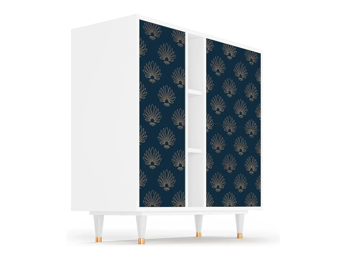 Aparador - 94х96х41 cm - BS5 - Blue Lotus, Blanco