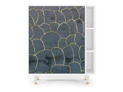 Aparador - 96х110х41 cm - BS6 - Blue Lagoon, Blanco