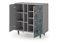Aparador - 94х96х41 cm - BS5 - Blue Lagoon, Gris
