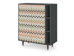 Aparador - 96х110х41 cm - BS6 - Bright Ripple, Antracita