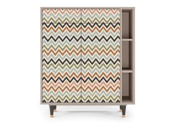Aparador - 96х110х41 cm - BS6 - Bright Ripple, Latte