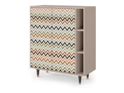 Aparador - 96х110х41 cm - BS6 - Bright Ripple, Latte