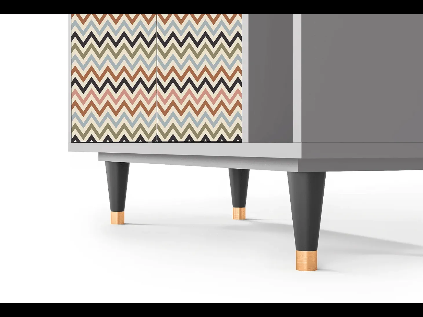 Aparador - 96х110х41 cm - BS6 - Bright Ripple, Gris