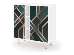 Aparador - 94х96х41 cm - BS5 - Bronze Crossroad, Blanco