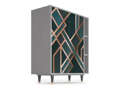 Aparador - 96х110х41 cm - BS6 - Bronze Crossroad, Gris