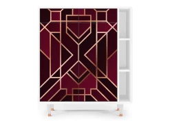 Aparador - 96х110х41 cm - BS6 - Burgundy Jewelery, Blanco