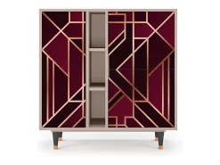Aparador - 94х96х41 cm - BS5 - Burgundy Jewelery, Latte