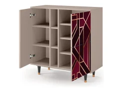 Aparador - 94х96х41 cm - BS5 - Burgundy Jewelery, Latte