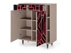Aparador - 96х110х41 cm - BS6 - Burgundy Jewelery, Latte