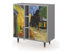 Aparador - 94х96х41 cm - BS5 - Café Terrace at Night, Gris