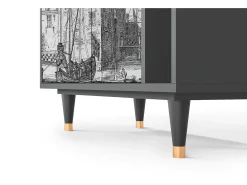 Aparador - 96х110х41 cm - BS6 - Castle with Bridge, Antracita