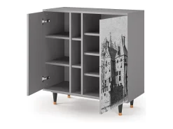 Aparador - 94х96х41 cm - BS5 - Castle by Breugel, Gris