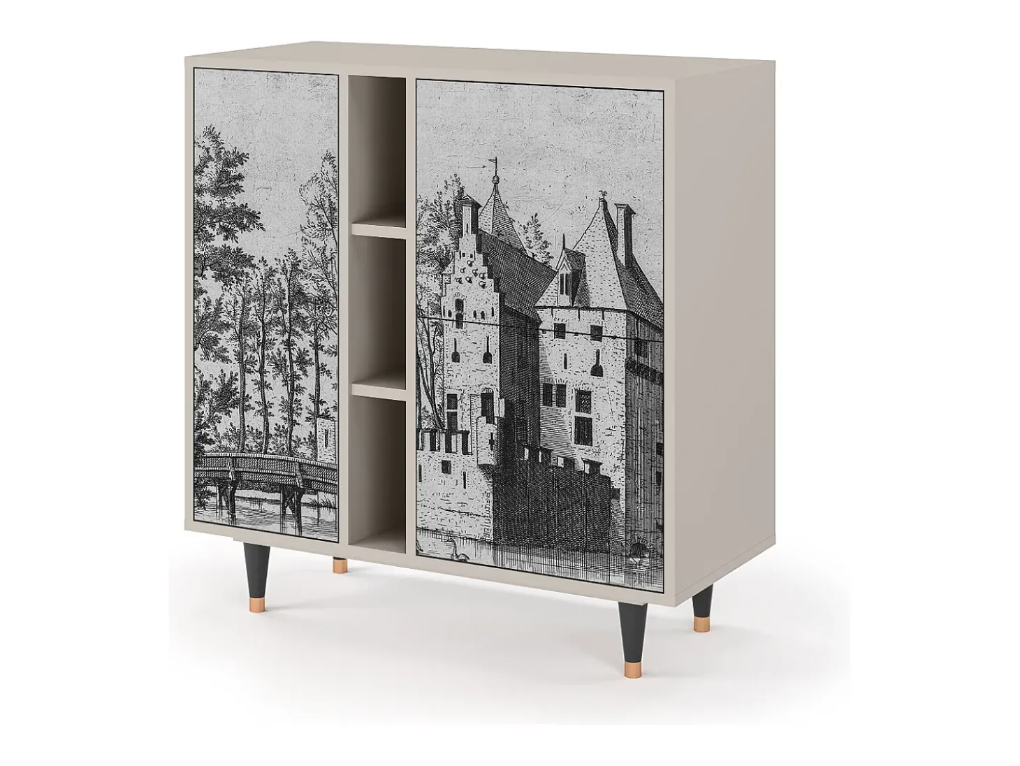 Aparador - 94х96х41 cm - BS5 - Castle by Breugel, Arena