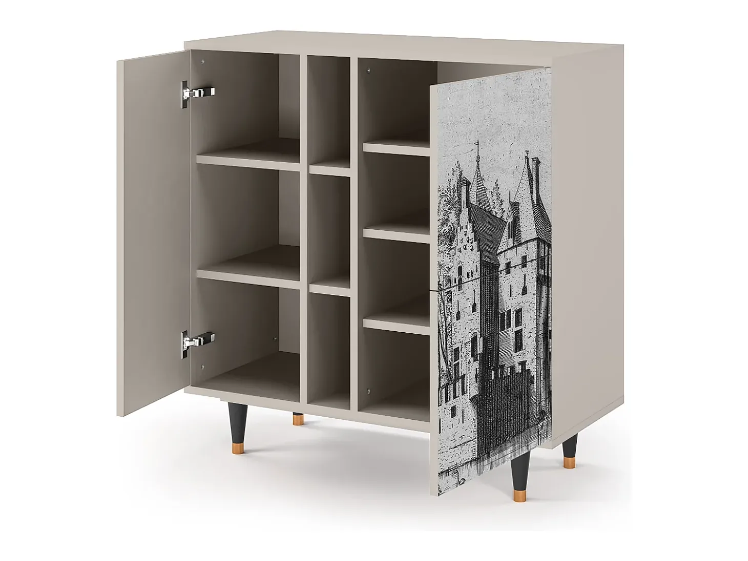 Aparador - 94х96х41 cm - BS5 - Castle by Breugel, Arena
