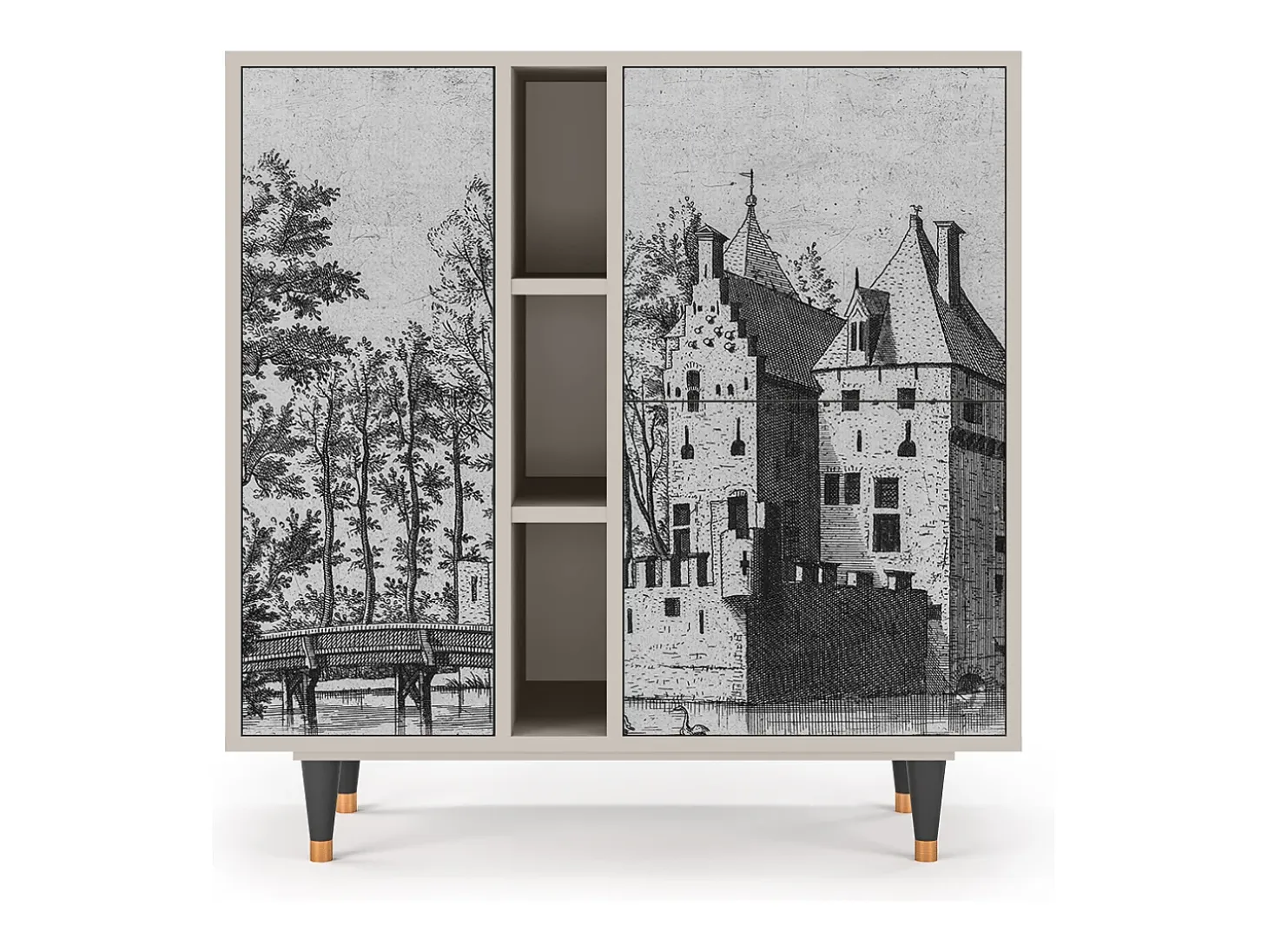 Aparador - 94х96х41 cm - BS5 - Castle by Breugel, Arena