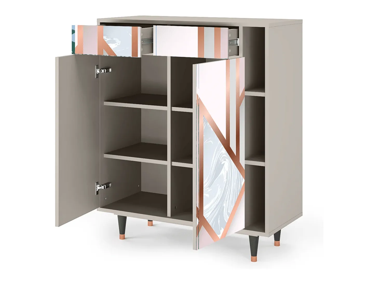 Aparador - 96х110х41 cm - BS6 - Champagne Story, Arena