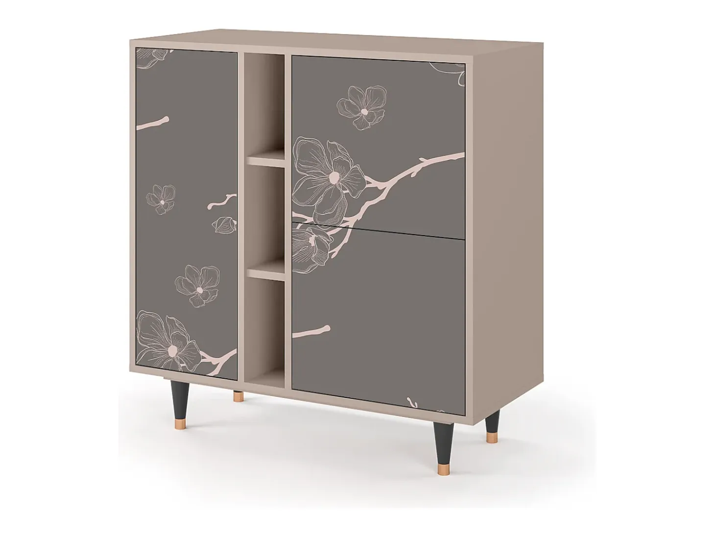 Aparador - 94х96х41 cm - BS5 - Cherry Blossom, Latte