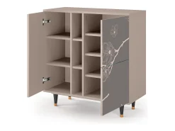Aparador - 94х96х41 cm - BS5 - Cherry Blossom, Latte