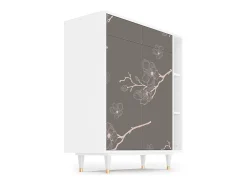 Aparador - 96х110х41 cm - BS6 - Cherry Blossom, Blanco
